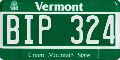 VT license plate BIP324