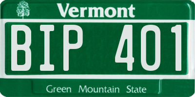 VT license plate BIP401