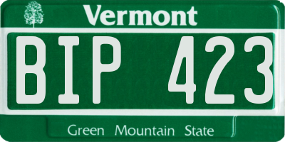 VT license plate BIP423