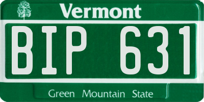 VT license plate BIP631