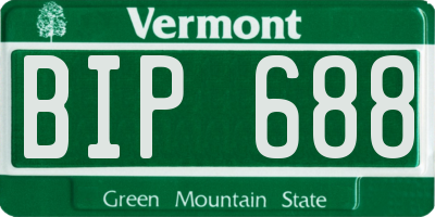 VT license plate BIP688