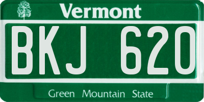 VT license plate BKJ620