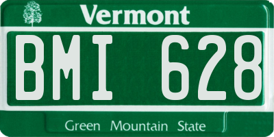 VT license plate BMI628