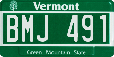 VT license plate BMJ491