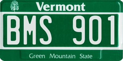 VT license plate BMS901