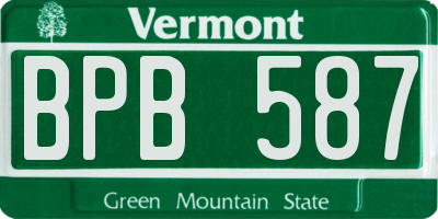 VT license plate BPB587