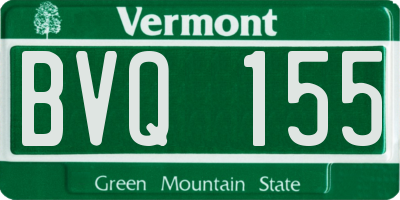 VT license plate BVQ155