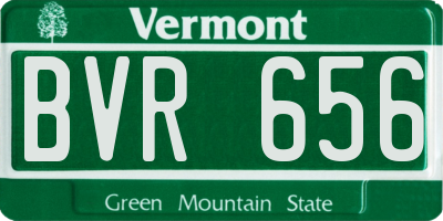 VT license plate BVR656