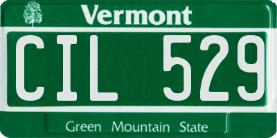 VT license plate CIL529
