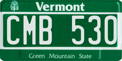VT license plate CMB530