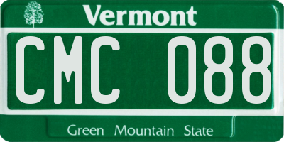 VT license plate CMC088