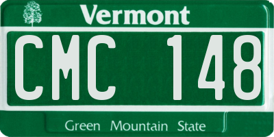 VT license plate CMC148