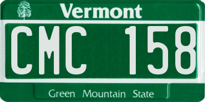 VT license plate CMC158