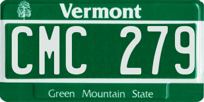 VT license plate CMC279