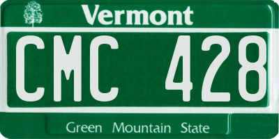 VT license plate CMC428
