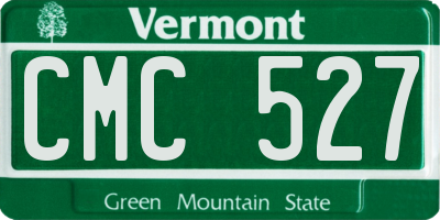 VT license plate CMC527
