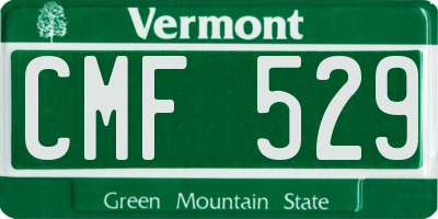 VT license plate CMF529
