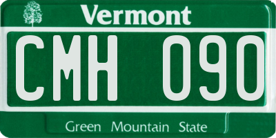 VT license plate CMH090