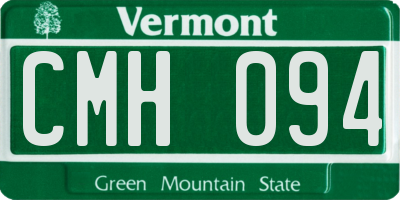 VT license plate CMH094