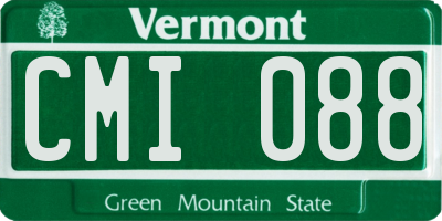 VT license plate CMI088