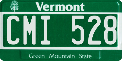 VT license plate CMI528