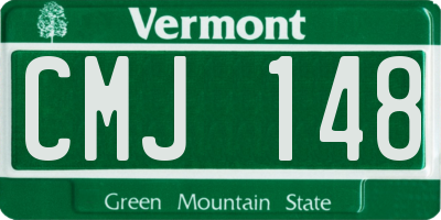 VT license plate CMJ148