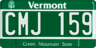 VT license plate CMJ159