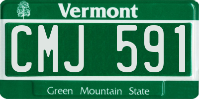 VT license plate CMJ591