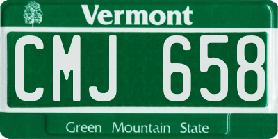 VT license plate CMJ658