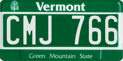 VT license plate CMJ766