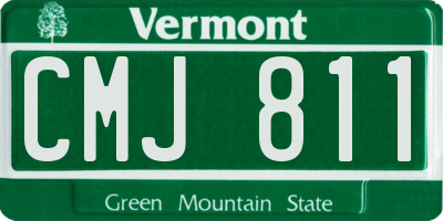 VT license plate CMJ811