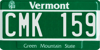 VT license plate CMK159