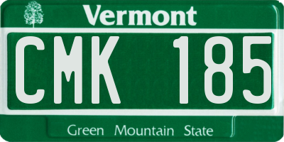VT license plate CMK185