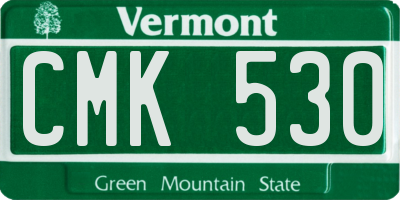VT license plate CMK530