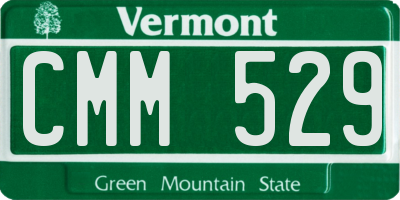VT license plate CMM529