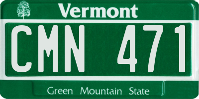 VT license plate CMN471