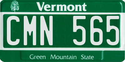 VT license plate CMN565