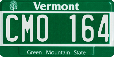 VT license plate CMO164