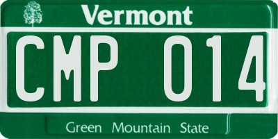 VT license plate CMP014