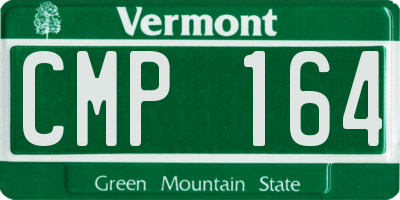 VT license plate CMP164