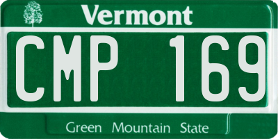 VT license plate CMP169
