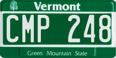 VT license plate CMP248