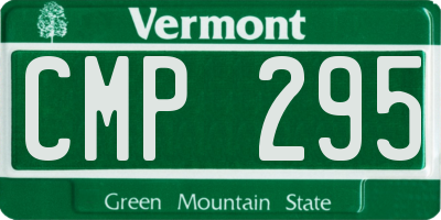 VT license plate CMP295