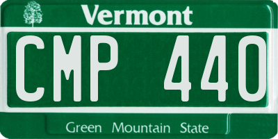 VT license plate CMP440