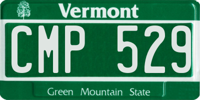 VT license plate CMP529