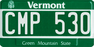 VT license plate CMP530