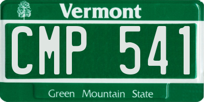 VT license plate CMP541