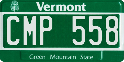 VT license plate CMP558