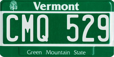 VT license plate CMQ529
