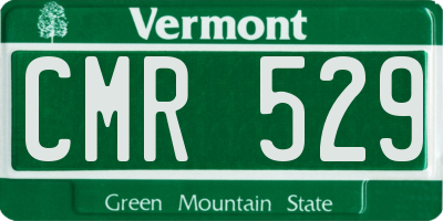 VT license plate CMR529
